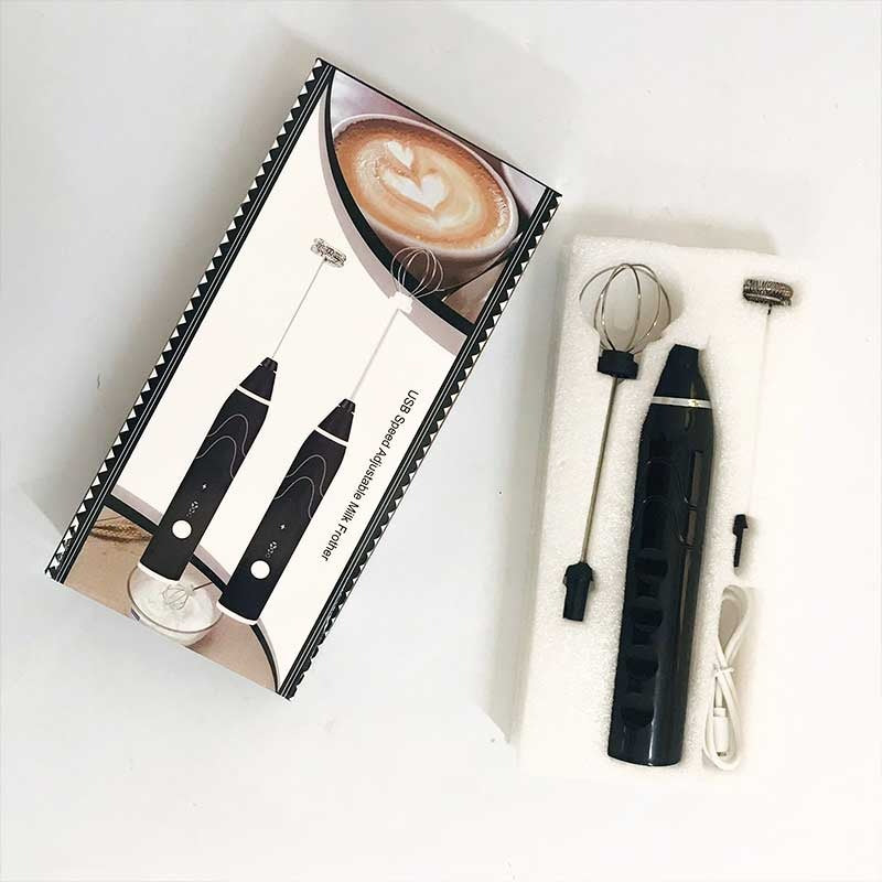 Premium Electric Coffee Beater & Egg Whisk - USB Rechargeable 2-in-1 Milk Frother for Ebize™