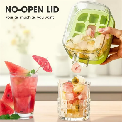 Ice Cube Bottle, 2 in 1 Ice Maker, Ice Kettle, Silicon Ice Tray, Portable Ice Maker, Ice Maker Bottle, Smart Kitchen Gadgets, Summer Essentials, Fast Ice Release, Ebize Hot Selling